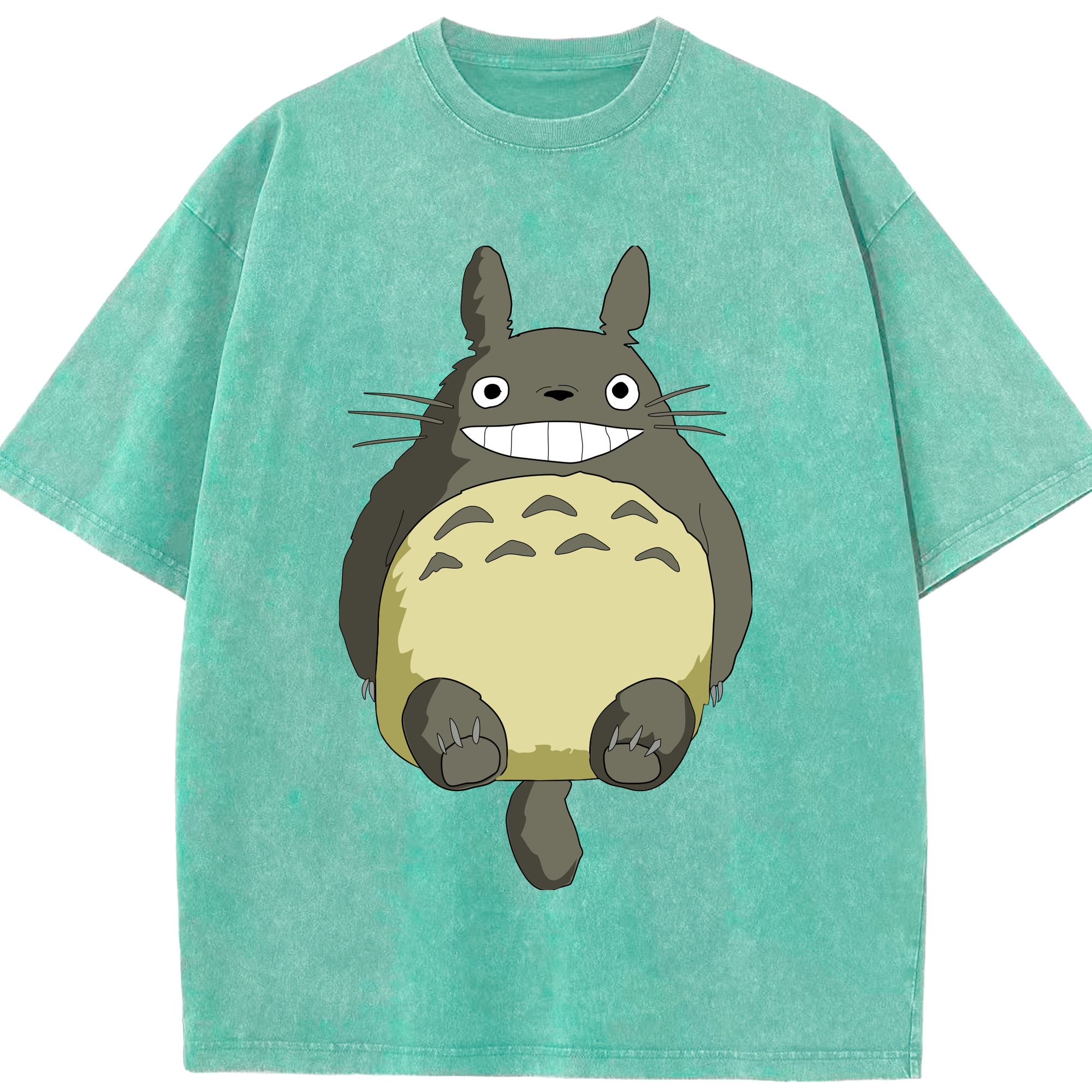 （画像用） となりのトトロ 草壁メイ 草壁サツキ My Neighbor Totoro Satsuki Kusakabe Mei Kusakabe 綿100% ヴィンテージ風 半袖Tシャツ（フロントプリント）